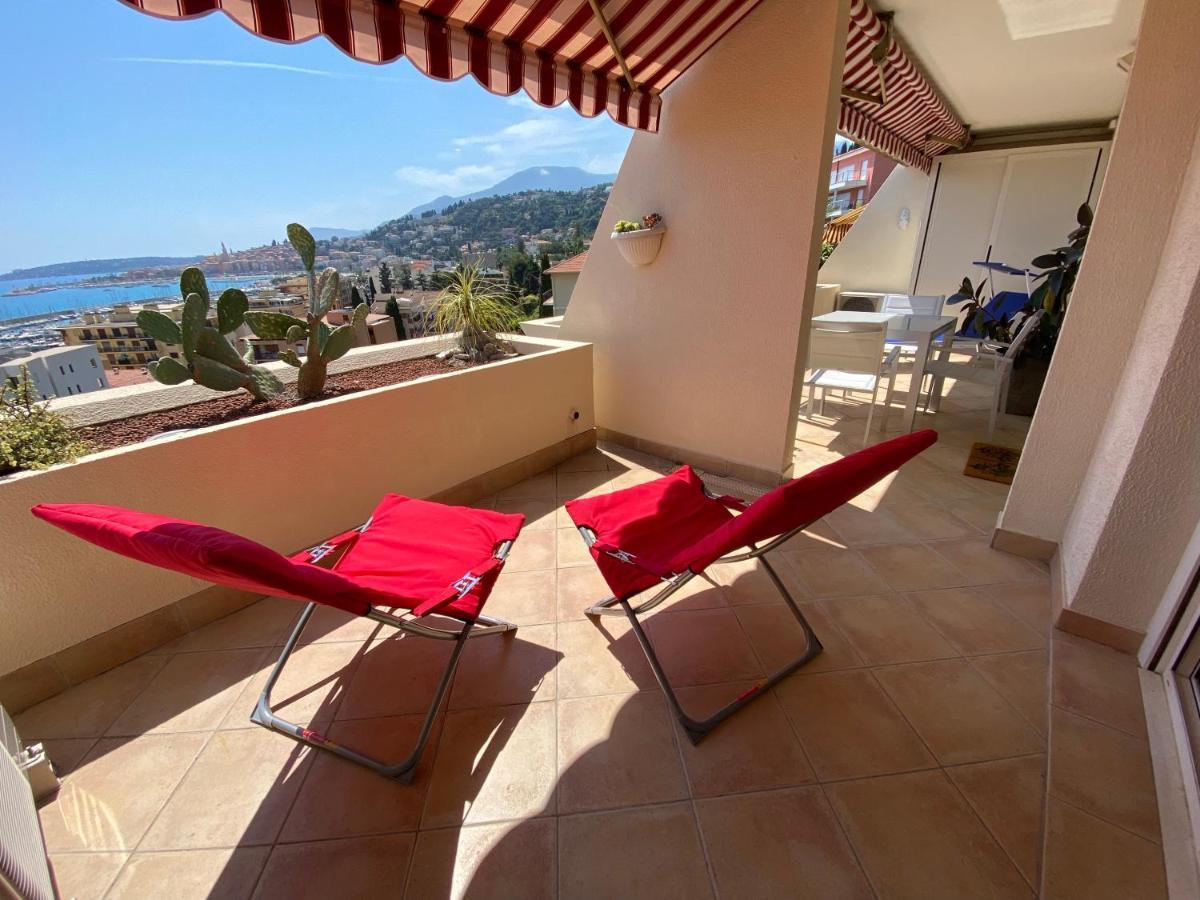 Apartament Mansfield Vue Carte Postale Terrasse Piscine Calme Port A 200M A Pied Mentona Zewnętrze zdjęcie